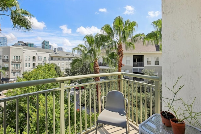 450 Knights Run Ave Unit 411, Tampa, FL 33602 - balcony with a view of city