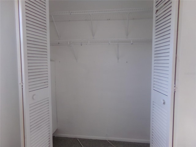 view of closet