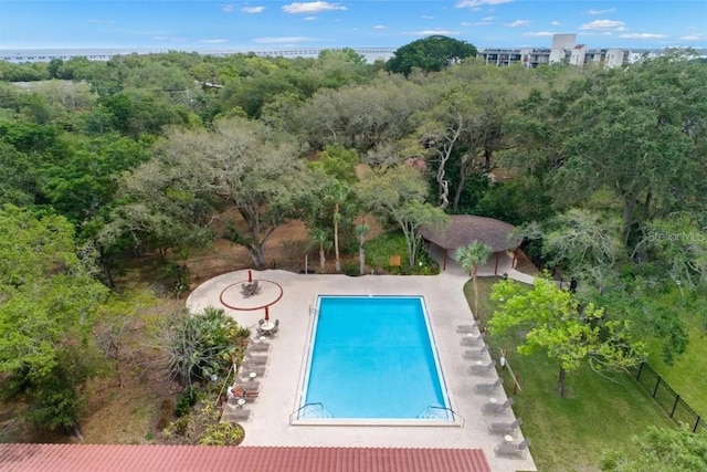 2630 Pearce Dr Unit 404, Clearwater, FL 33764 - pool featuring a patio area and fence