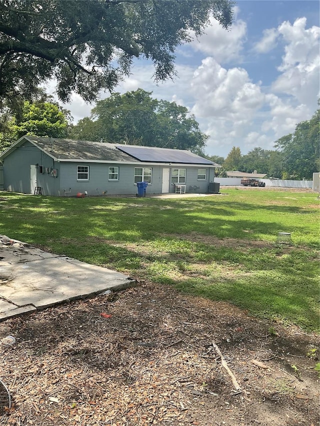 view of yard with a patio