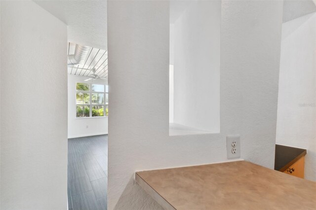 interior space featuring hardwood / wood-style flooring