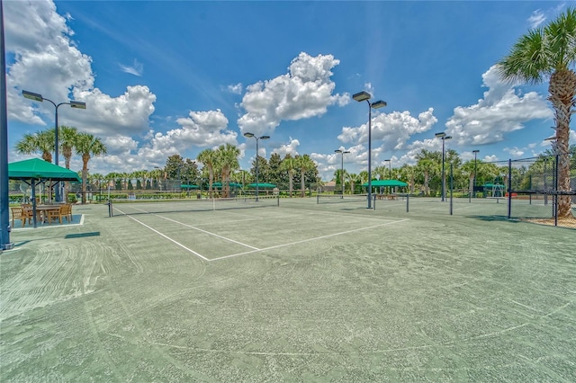 view of sport court