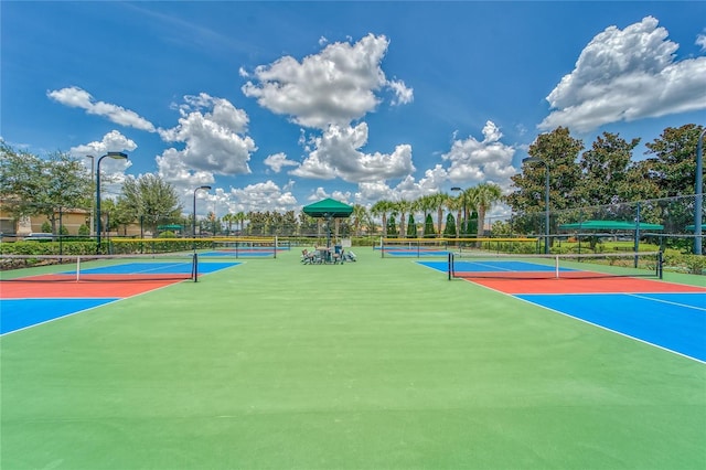 view of sport court