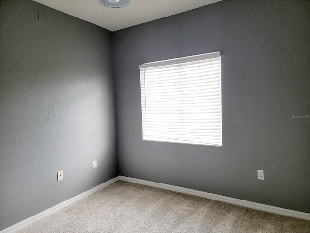 unfurnished room with carpet flooring and plenty of natural light