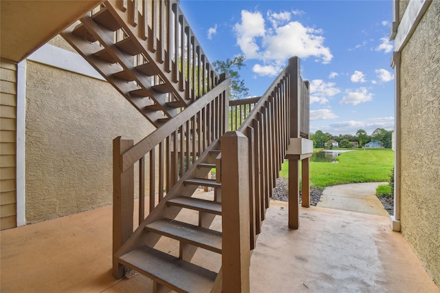 view of staircase