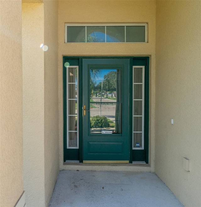 view of property entrance