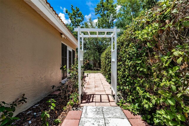 view of patio