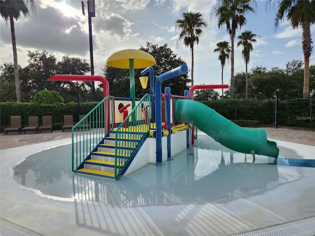 view of jungle gym