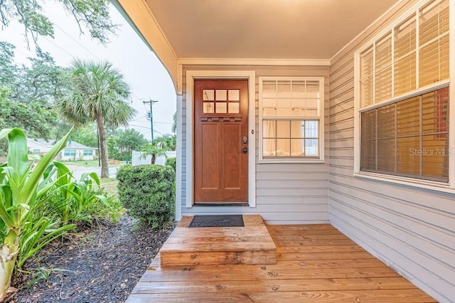 view of property entrance