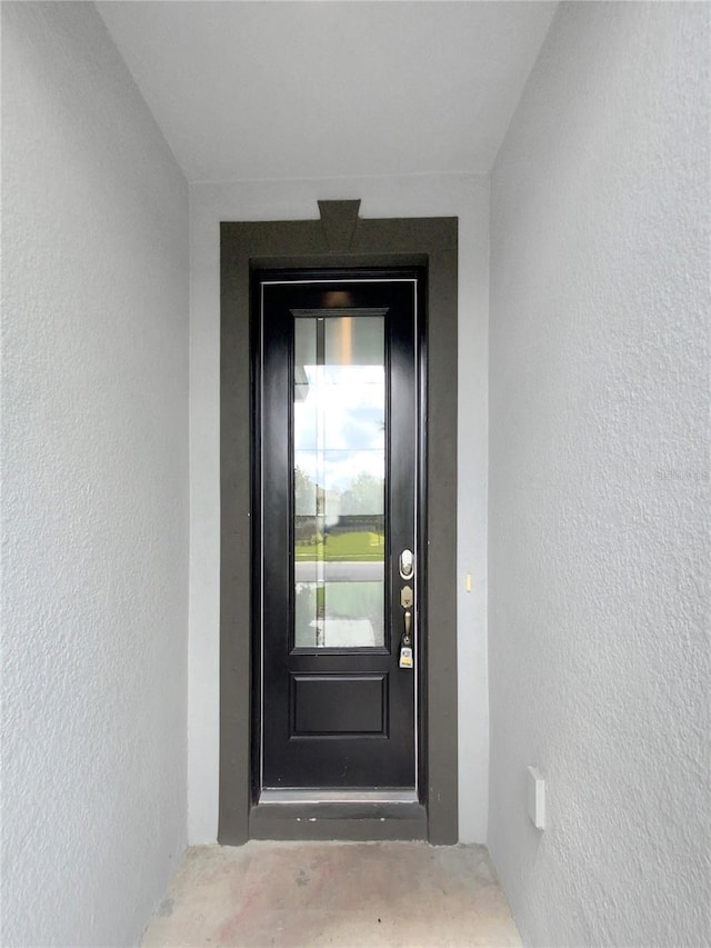 13292 Sea Bridge Dr, Hudson, FL 34669 - entrance to property with stucco siding