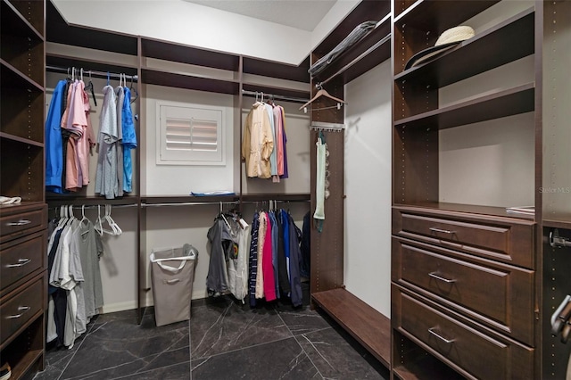 825 Islebay Dr, Apollo Beach, FL 33572 - spacious closet with marble finish floor