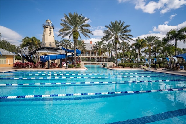 view of pool