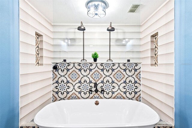 bathroom with a bathing tub