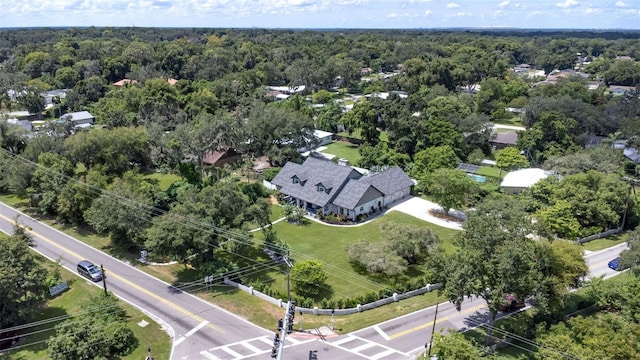 aerial view with a view of trees