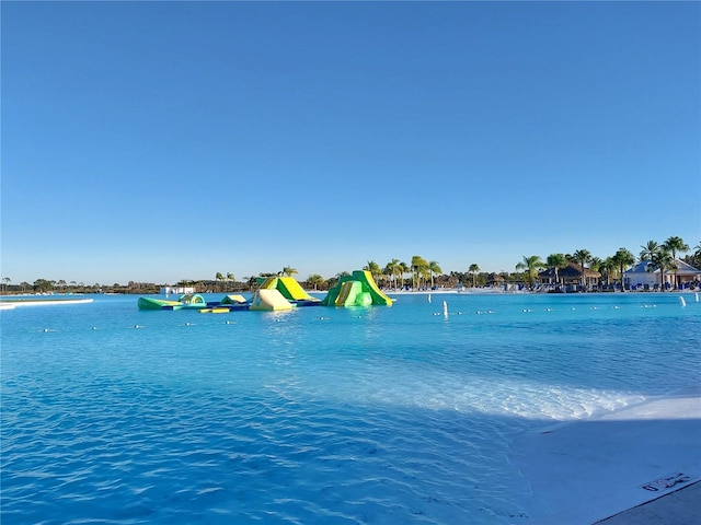 view of water feature