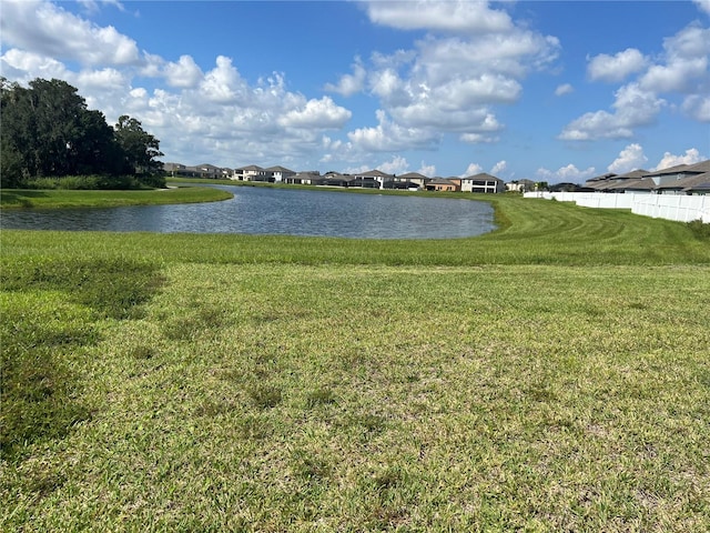 property view of water