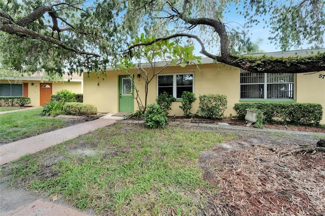 view of ranch-style home