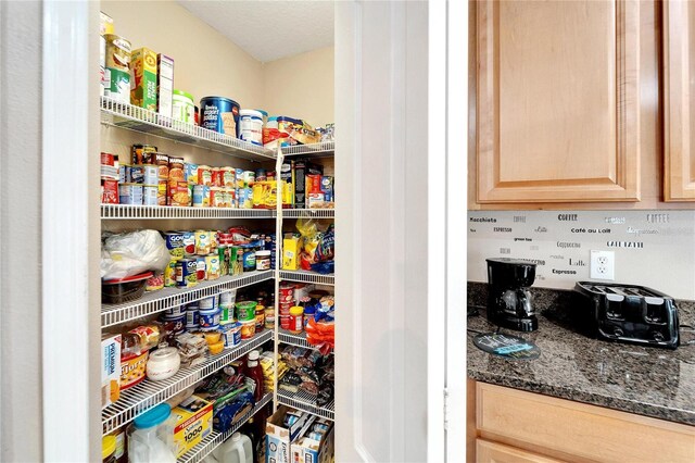 view of pantry