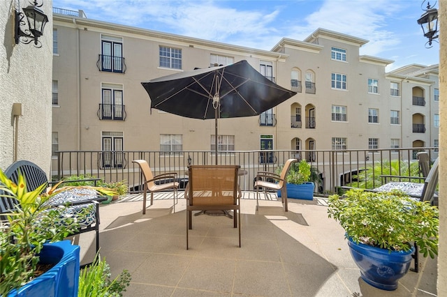 501 Knights Run Ave Unit 2120, Tampa, FL 33602 - view of patio with a balcony
