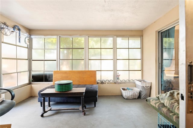 sunroom featuring a healthy amount of sunlight