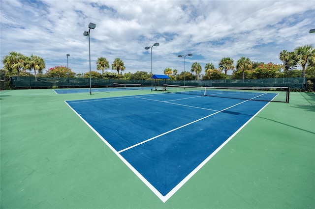 view of sport court