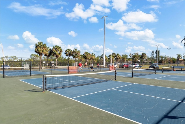 view of sport court