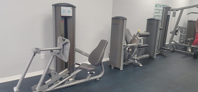 view of exercise room