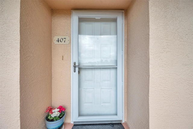 view of entrance to property