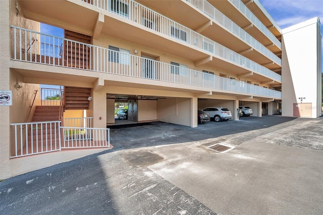 view of property featuring a carport