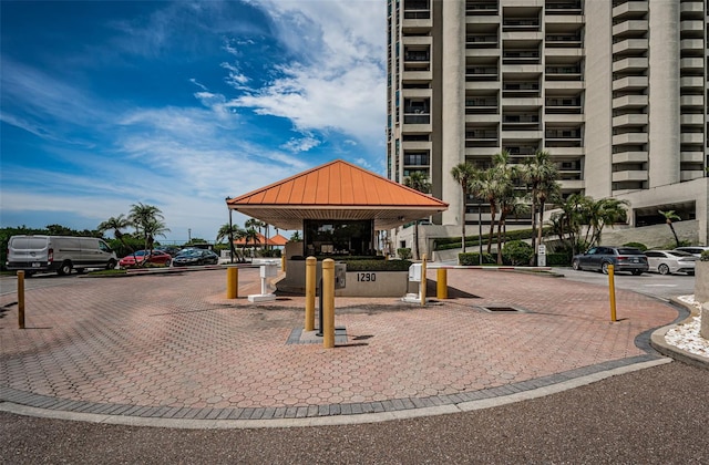 view of property's community with a gazebo