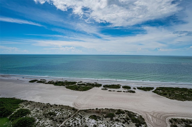 water view with a beach view