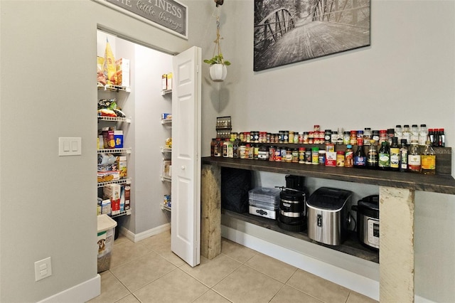 view of pantry