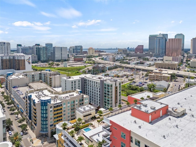 1120 E Kennedy Blvd Unit 734, Tampa, FL 33602 - aerial view featuring a city view