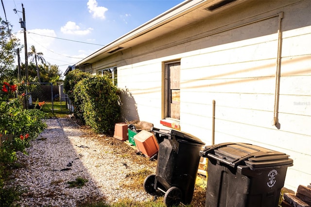 view of side of property