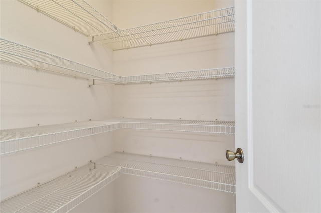 view of pantry