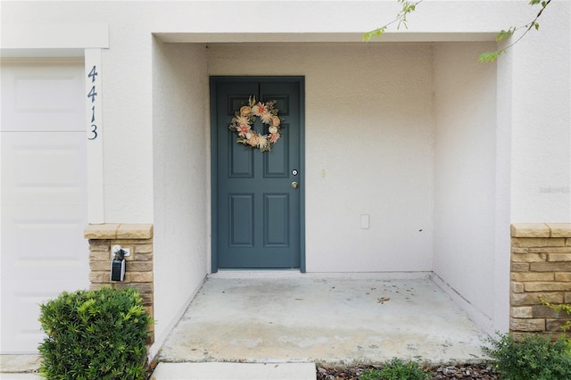 view of entrance to property