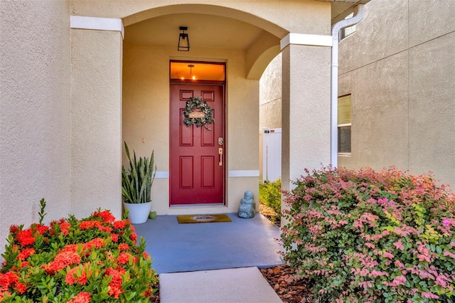 view of entrance to property