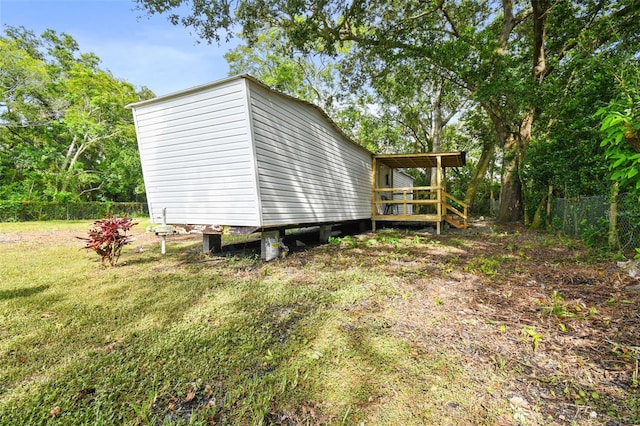 view of outbuilding