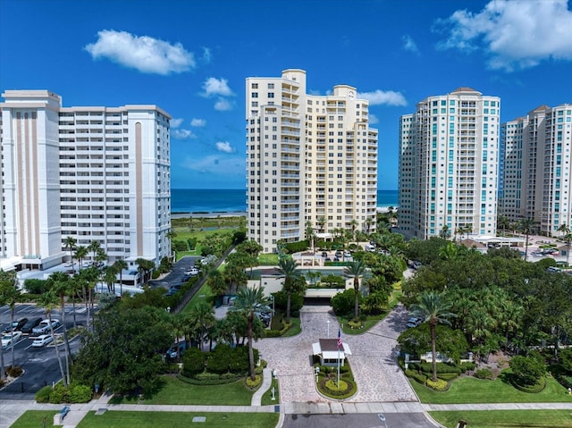 view of property featuring a water view