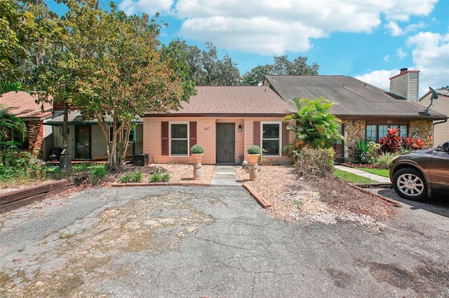 view of ranch-style home