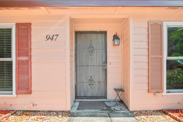 view of entrance to property