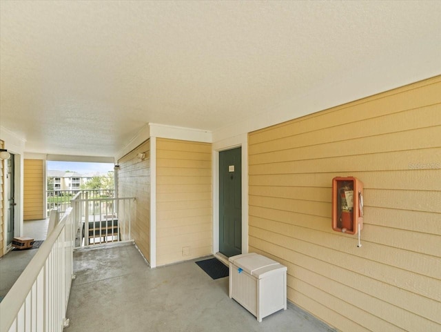 exterior space with covered porch