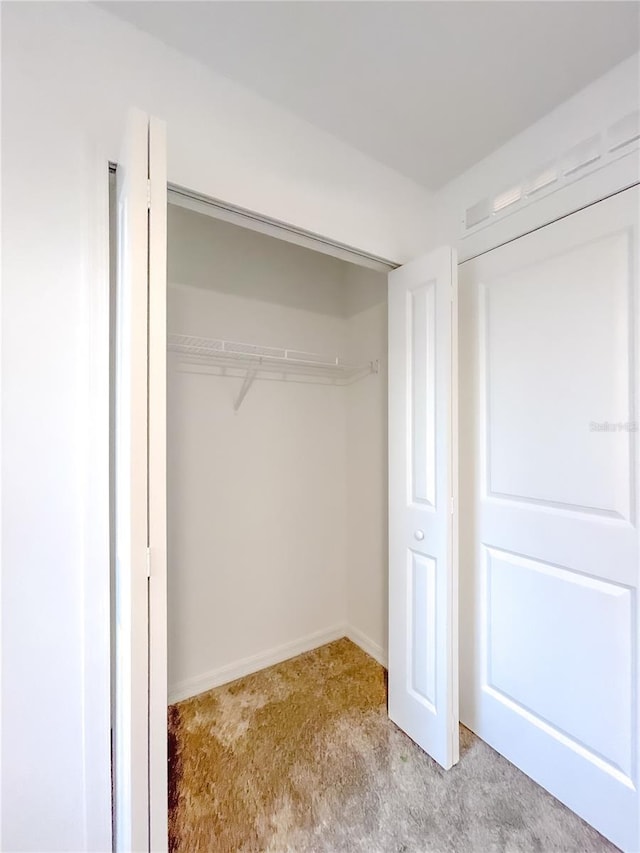 view of closet