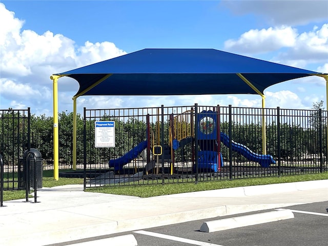 community playground featuring fence