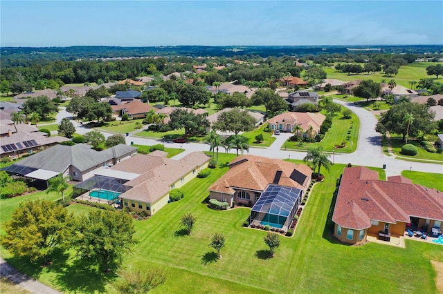 birds eye view of property featuring a residential view