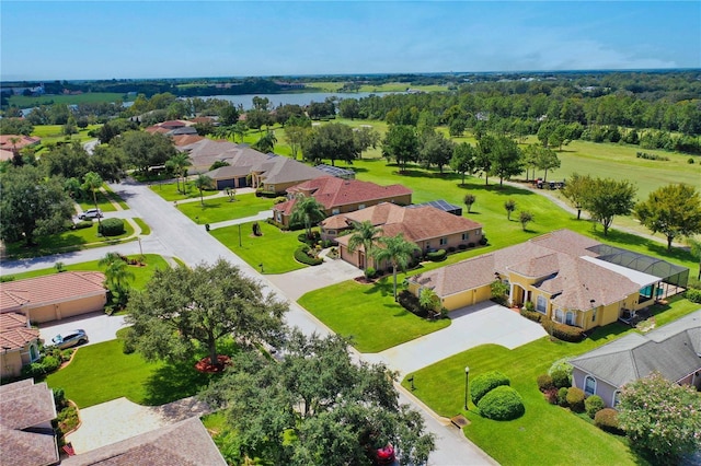 drone / aerial view featuring a residential view