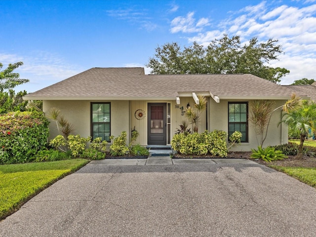 view of ranch-style home