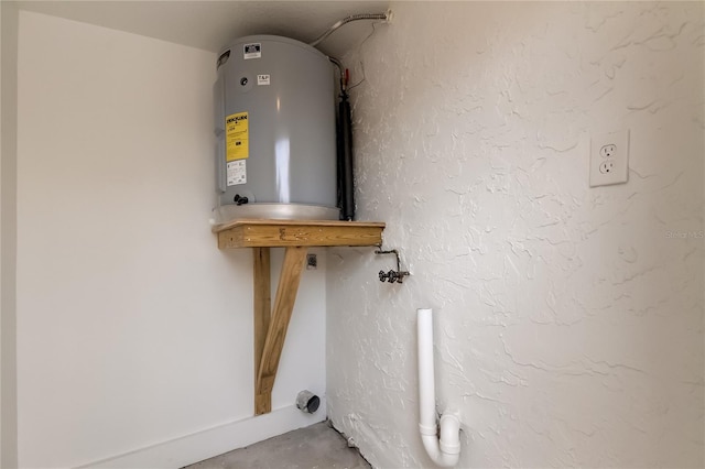 utilities featuring water heater