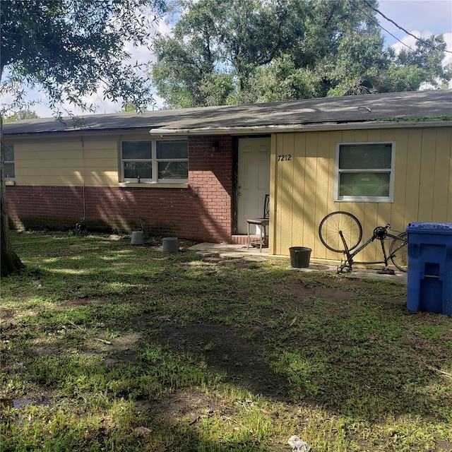 view of rear view of property