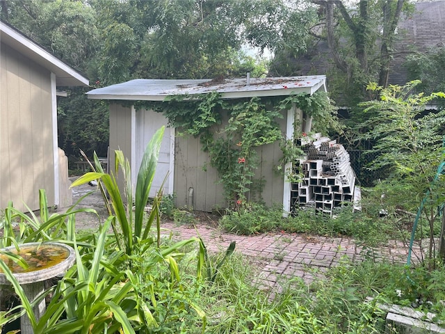 1874 Douglas Ave, Clearwater, FL 33755 - exterior space with an outbuilding and stairs
